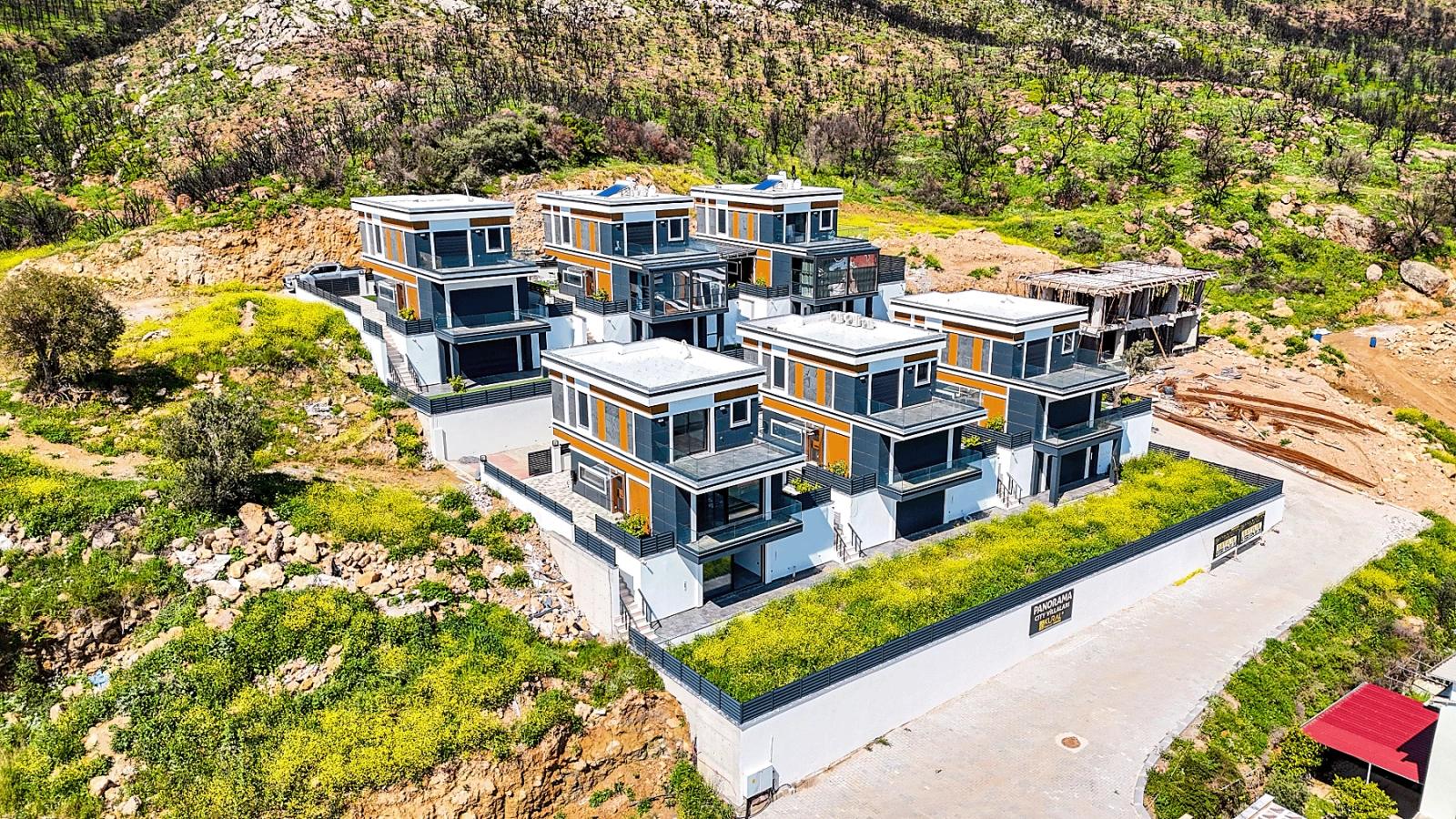 Ultra-Luxus-Villen Mit 3+1 Zimmern Und Vollem Meerblick Im Atatürk-Viertel, Seferihisar, Izmir