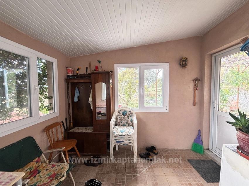  2+1 Freistehende Villa Mit Meerblick Im Bezirk Izmir Seferihisar Tepecik