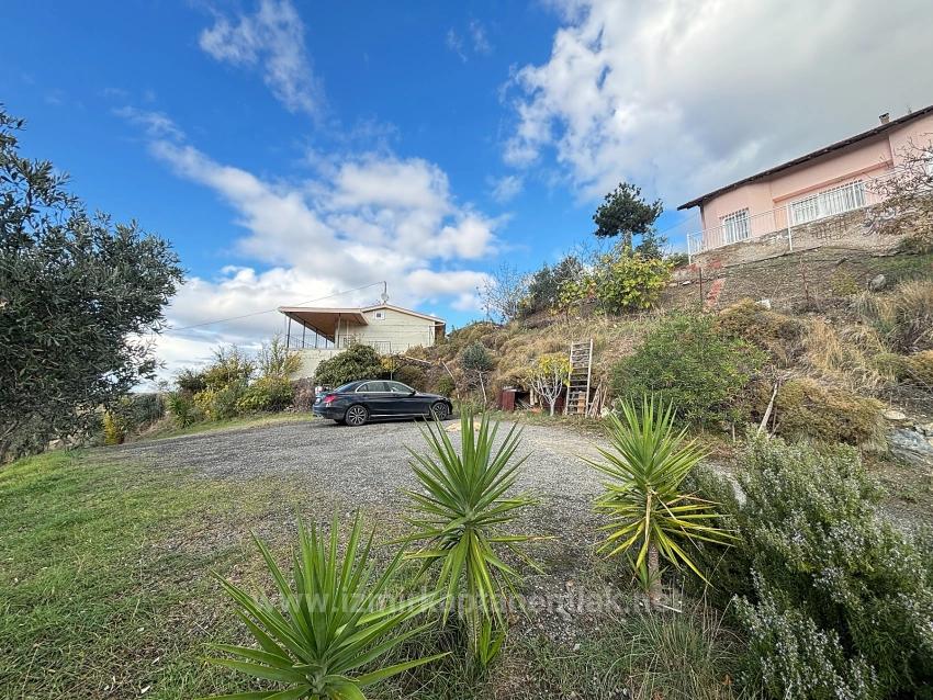  2+1 Freistehende Villa Mit Meerblick Im Bezirk Izmir Seferihisar Tepecik
