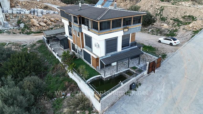 Gelegenheit! Möblierte 4+2-Zimmer-Villa Mit Meerblick Und Pool