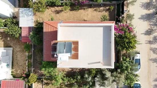 İzmir Seferihisar Cumhuriyet Viertel In 310 m² Innerhalb zu verkaufen 3+1 Doppelhaushälfte Villa