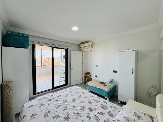 In İzmir Seferihisar Payamlı Viertel 400m zum Meer, mit Garten, 3+1, Villa zu verkaufen