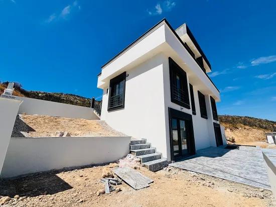 İzmir Seferihisar Im Atatürk-viertel 2+1 Meer mit Aussicht zu verkaufen Villa
