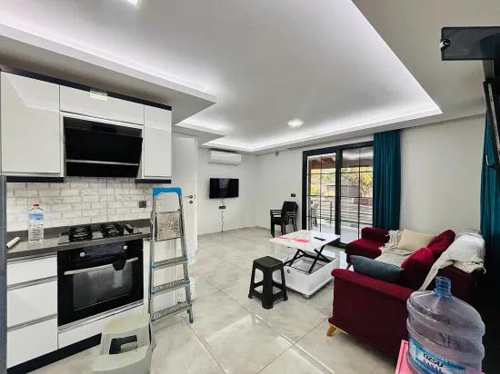 İzmir Seferihisar Im Viertel Payamlı Villa mit Garten, voll möbliert, 2+1, zu vermieten