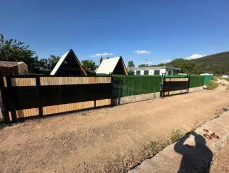 Dreieckiges Bungolov Haus Mit Pool Auf 300 M2 Grundstück In Izmir Menderes Yeniköy