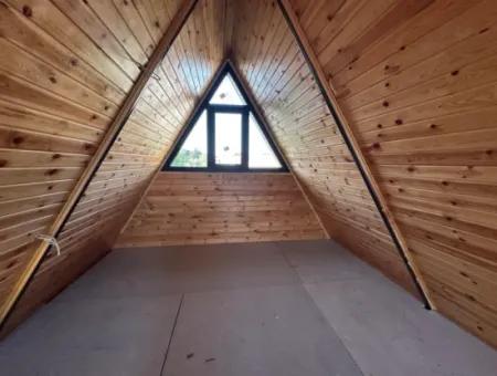 Dreieckiges Bungolov Haus Mit Pool Auf 300 M2 Grundstück In Izmir Menderes Yeniköy