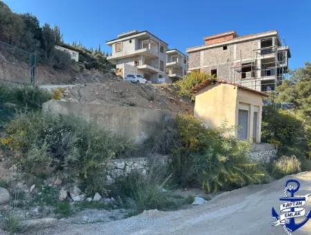 300 M2 Grundstück Mit Meerblick Im Stadtteil Izmir Seferihisar Atatürk