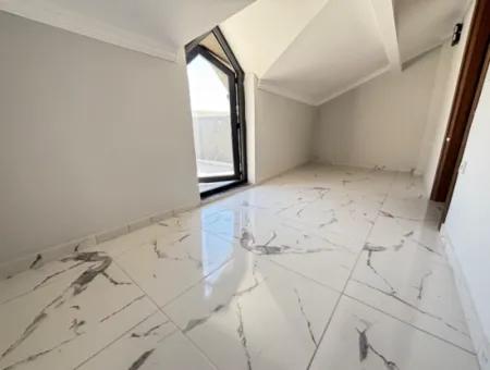 50 M Zum Strand In Özdere Zero 4 1 Triplex Zum Verkauf Mit Großem Garten