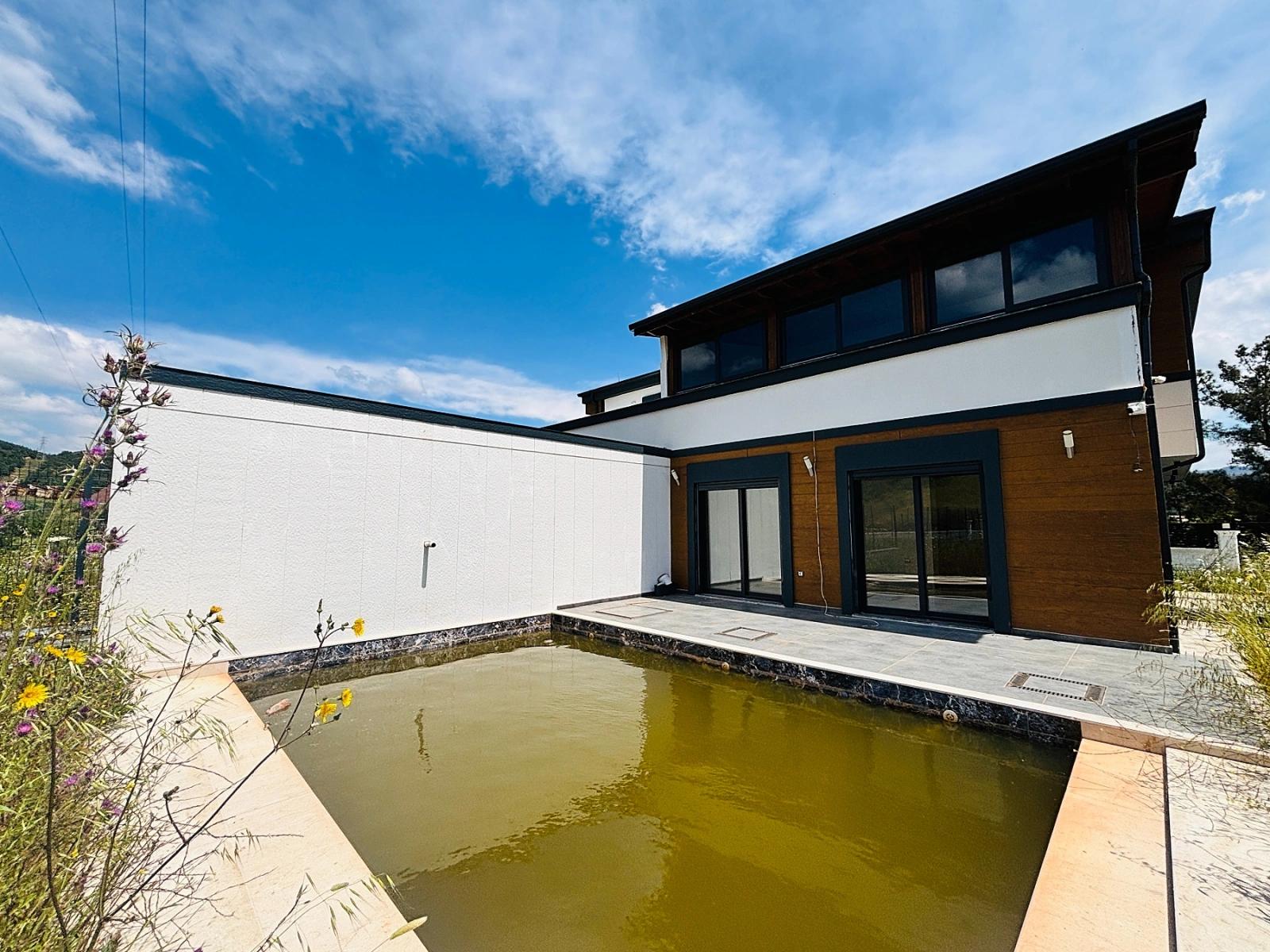 3+2 Ultra Luxury Semi-Detached Villa With Pool For Sale In Kavakdere Neighborhood, Seferihisar, Izmir