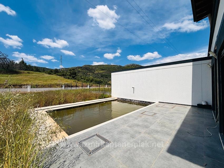 3+1 Ultra Luxury Semi-Detached Villa With Pool For Sale In Kavakdere Neighborhood, Seferihisar, Izmir