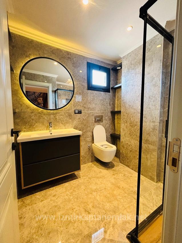 3+2 Ultra Luxury Semi-Detached Villa With Pool For Sale In Kavakdere Neighborhood, Seferihisar, Izmir