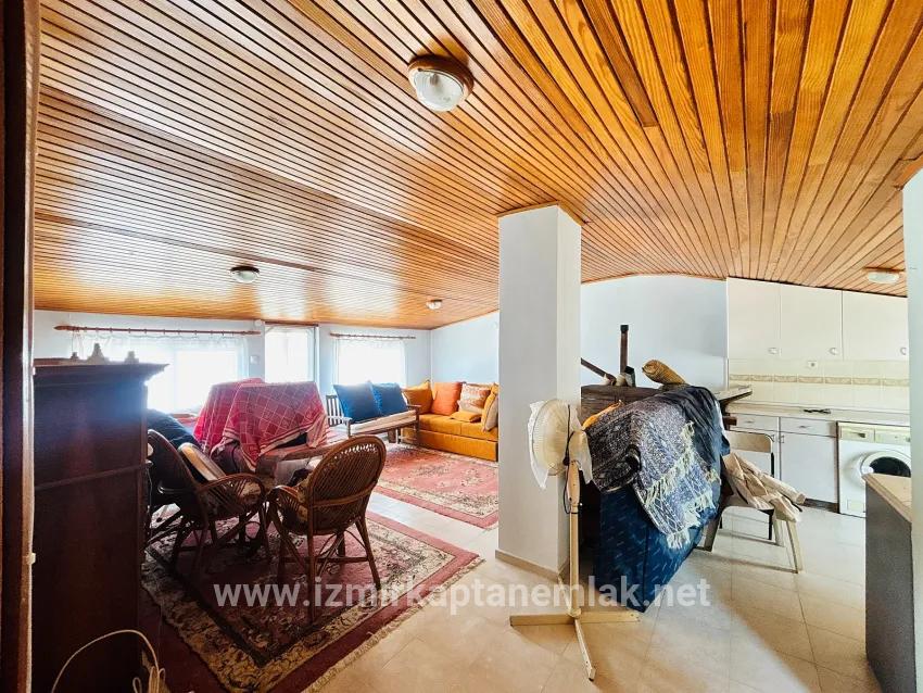 İzmir Seferihisar Tepecik Sunny City Site In full sea view 4+2 for sale villa