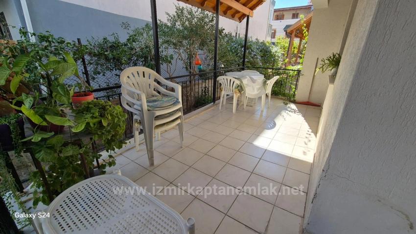 4+1 Villa With Garden For Rent On Havacılar Beach In Doğanbey, Seferihisar