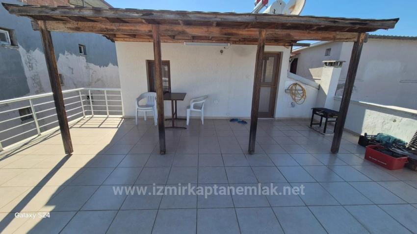 4+1 Villa With Garden For Rent On Havacılar Beach In Doğanbey, Seferihisar