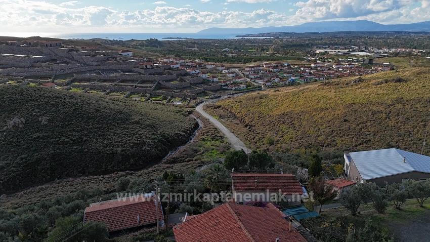  2+1 Detached Villa With Sea View In Izmir Seferihisar Tepecik District
