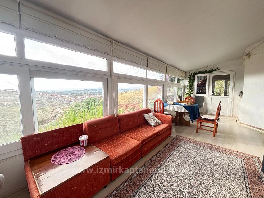  2+1 Detached Villa With Sea View In Izmir Seferihisar Tepecik District