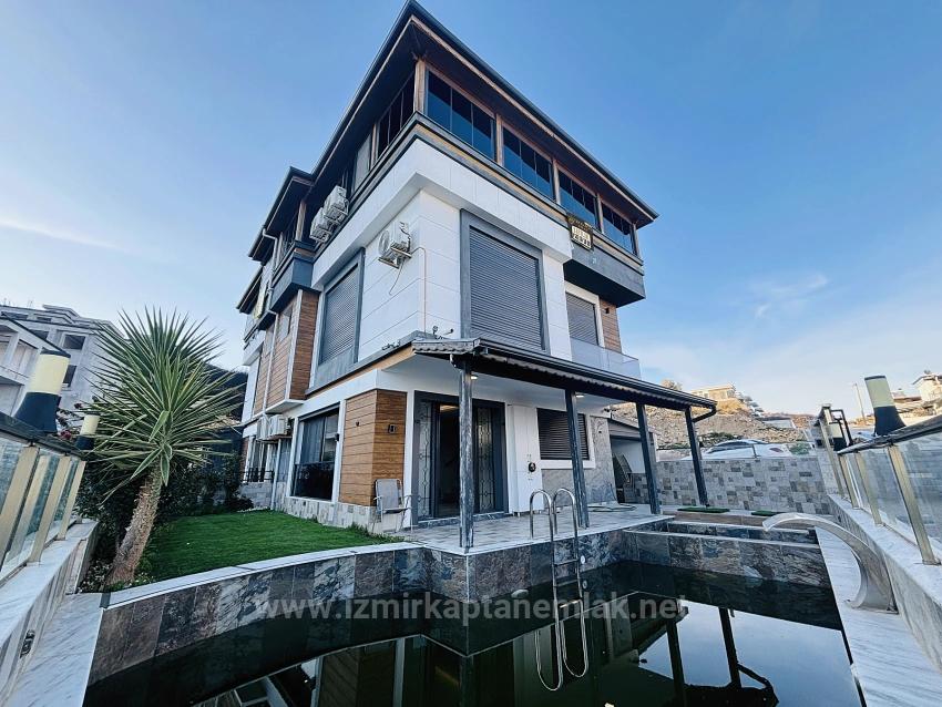 Opportunity!!! Furnished 4+2 Villa With Sea View And Pool