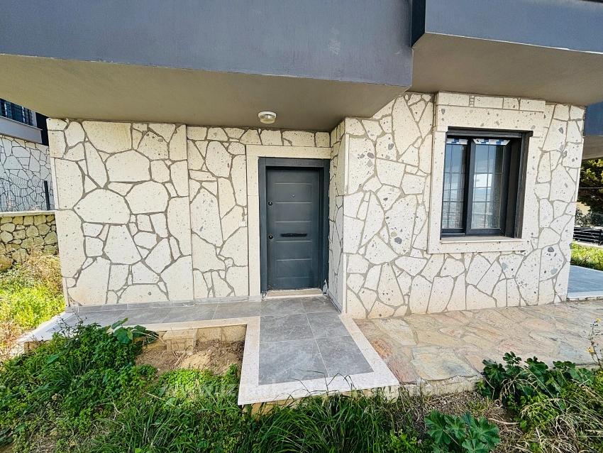 Sea View, Natural Gas Heated, 3+1 Semi-Detached Summer Villa In Akarca, Seferihisar, Izmir
