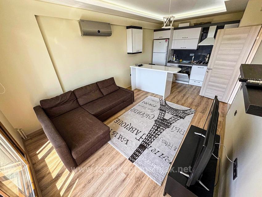 1+1 Apartment For Sale In A Complex With A Swimming Pool In Bengiler, Seferihisar, Izmir.