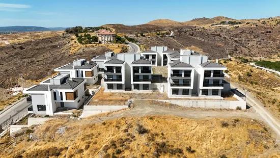 İzmir Seferihisar Sea View Pool Site Inside for sale Duplex Triplex Villa