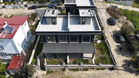 Sea View, Natural Gas Heated, 3+1 Semi-Detached Summer Villa In Akarca, Seferihisar, Izmir