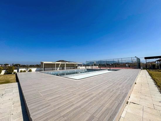 1+1 Apartment For Sale In A Complex With A Swimming Pool In Bengiler, Seferihisar, Izmir.