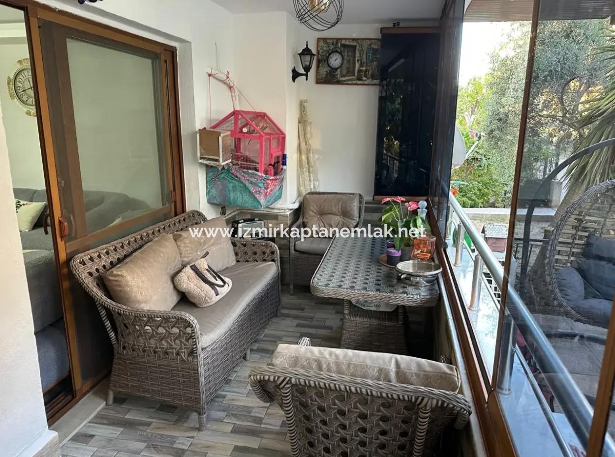 300M To The Beach With Garden In Ürkmez 2 1 Apartment For Sale