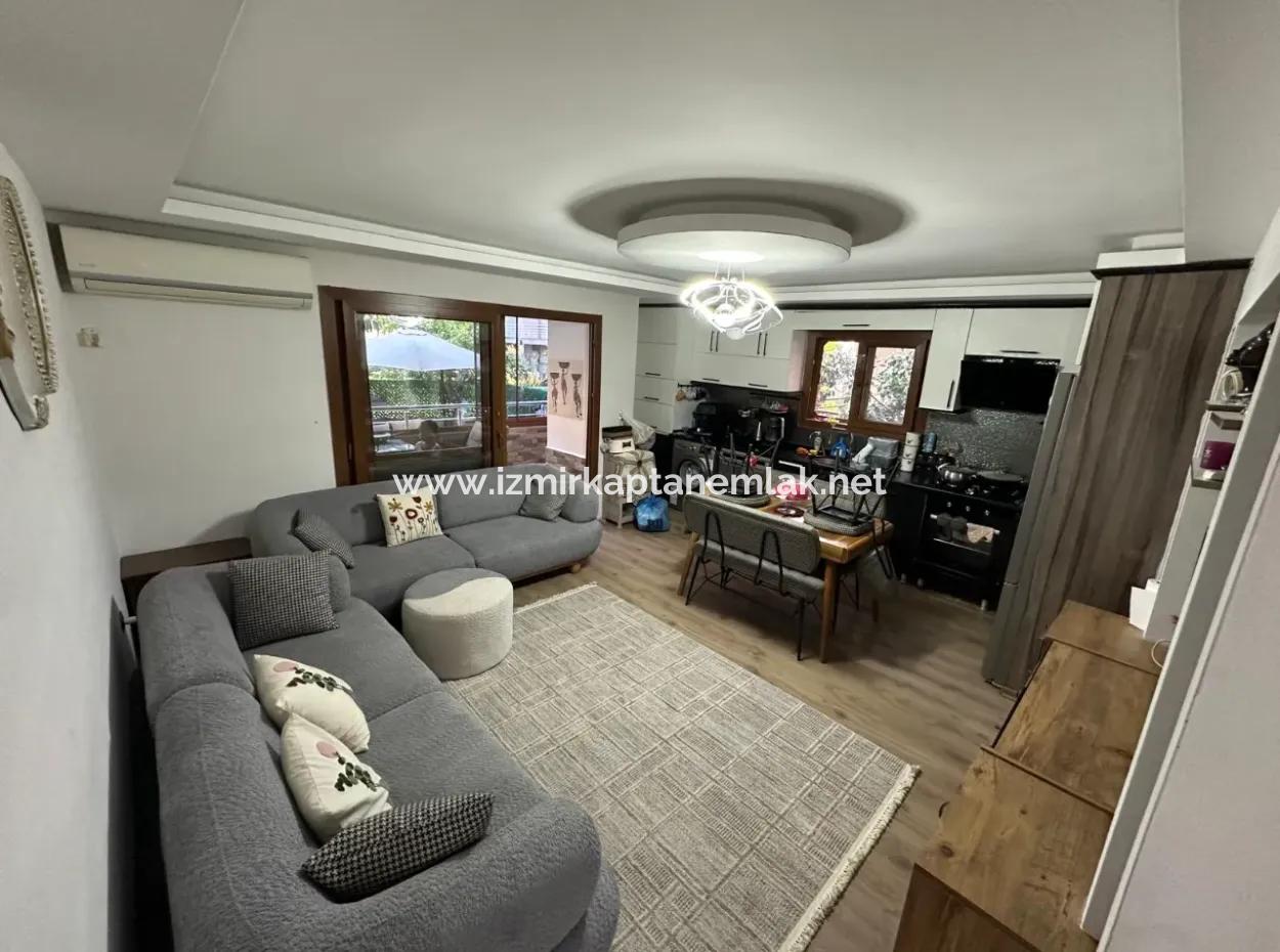 300M To The Beach With Garden In Ürkmez 2 1 Apartment For Sale