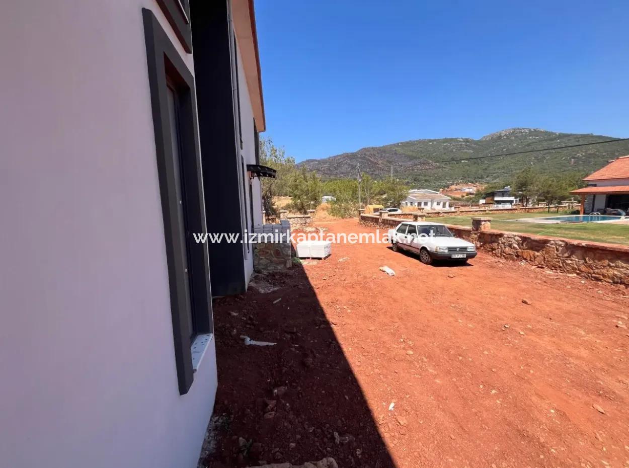 New Building 2 1 Villa For Sale In Seferihisar With Large Garden