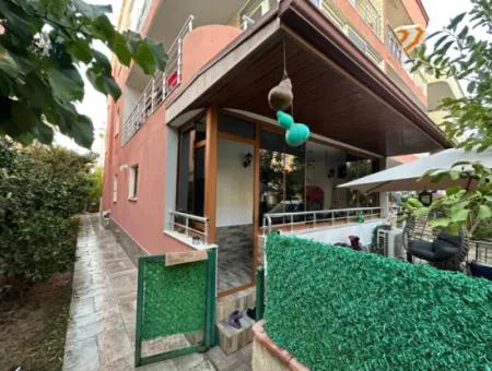 300M To The Beach With Garden In Ürkmez 2 1 Apartment For Sale