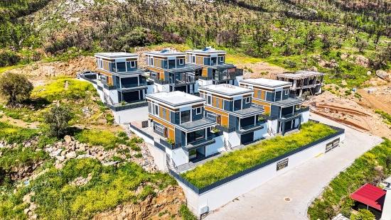 Элитные Виллы 3+1 С Полным Видом На Море В Районе Ататюрка, Сеферихисар, Измир.