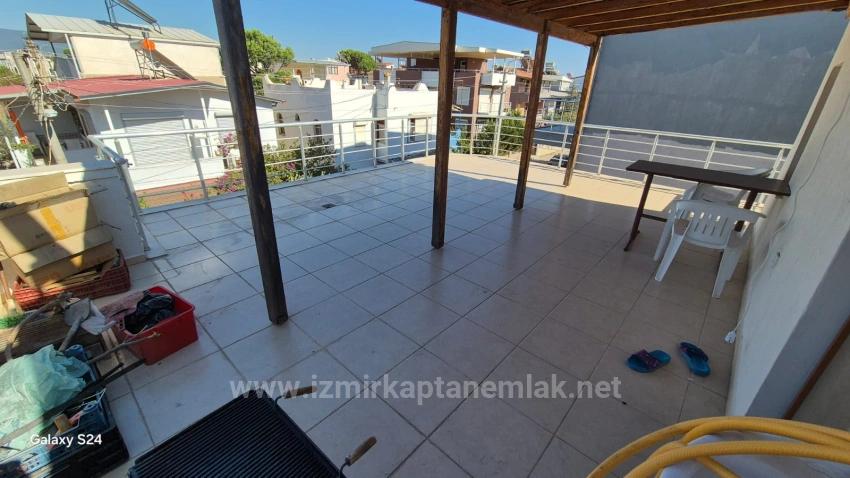 Seferihisar Doğanbey Havacılar Sahilinde Bahçeli 4+1 Kiralık Villa