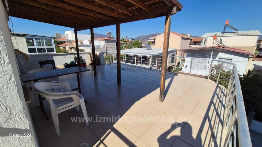 Seferihisar Doğanbey Havacılar Sahilinde Bahçeli 4+1 Kiralık Villa