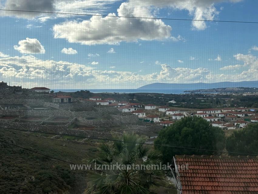  Izmir Seferihisar Tepecik Mahallesi’nde Deniz Manzaralı 2+1 Müstakil Villa