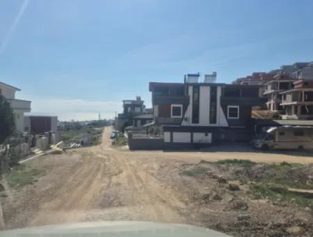 İzmir Seferihisar Doğanbeyde Komple Deniz Ve Doğa Manzaralı İkiz Villalık Arsa