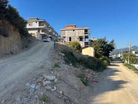 İzmir Seferihisar Doğanbeyde Komple Deniz Ve Doğa Manzaralı İkiz Villalık Arsa