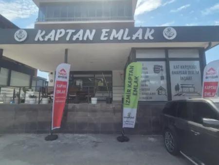 İzmir Seferihisar Kuşadası Yolu Üzeri Deniz Tarafı Dükkan +2+1 Daire Satılık