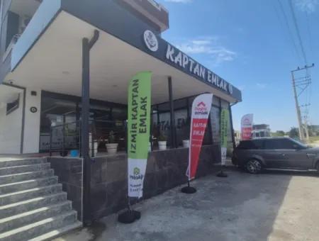 İzmir Seferihisar Kuşadası Yolu Üzeri Deniz Tarafı Dükkan +2+1 Daire Satılık